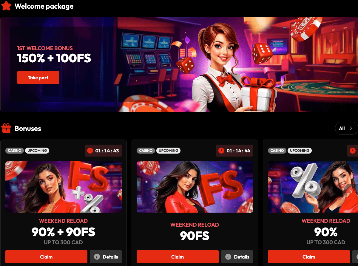 Slotier casino bonuses